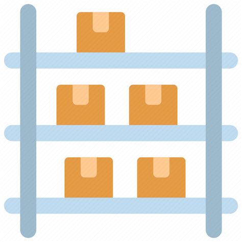 Inventory Shelving Shelves Stock Icon Download On Iconfinder