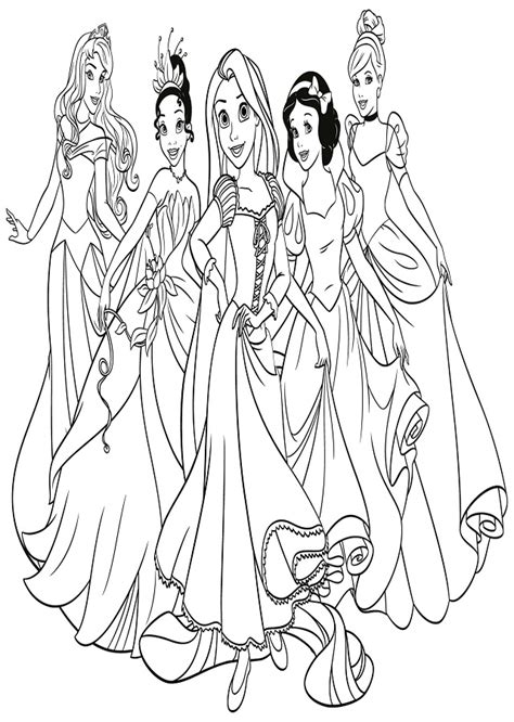 Princesas Da Disney Para Colorir Az Dibujos Para Colorear Images And