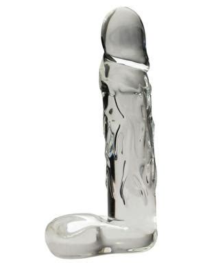 Large 9 Realistic Glass Dildo Clear On Literotica