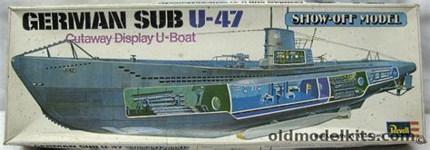 Revell 1125 German Sub U 47 U Boat Cutaway Display Model With Interior