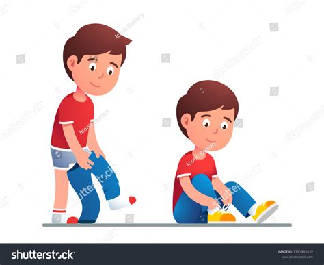 20735 Putting Shoes On Images Stock Photos And Vectors Shutterstock