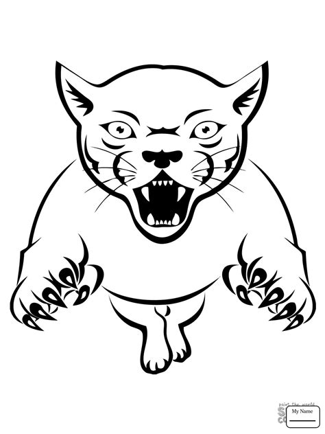 Mountain Lion Drawing at GetDrawings | Free download