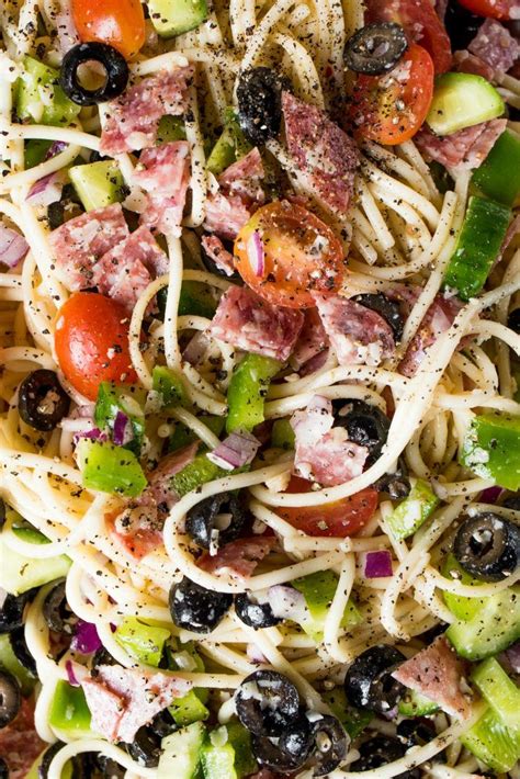 Bookmark our spaghetti salad recipe for your. Best Italian Spaghetti Salad Recipe | Italian spaghetti ...