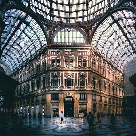 Galleria Umberto I Is A Public Shopping Gallery In Naples Southern