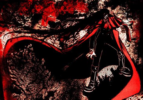 Wallpaper Illustration Anime Red Hellsing Alucard Comics