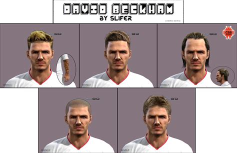 David Beckham Face Pes 2013 ~ Tst P Patchs Hq