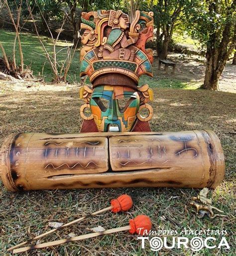 Tambor Ancestral Touroca Teponaztli Mayohuacan Makia® Retiros