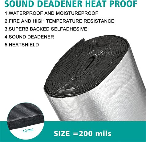 80x39 Sound Deadener Noise Proof Deadening Mat Car Heat Shield
