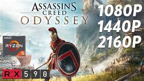 Assassin S Creed Odyssey RX 590 8GB RYZEN 5 2600 1080p 1440p 4k