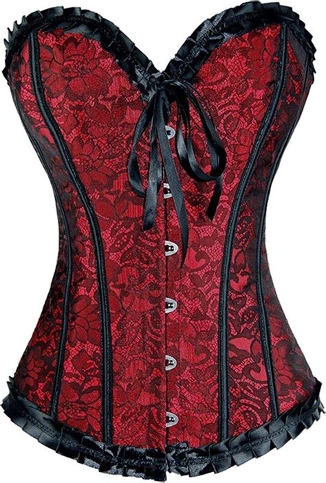 Bustier Corset Women Waist Trainer Lace Sexy Corset Vintage Style Overbust Corsets And Bustiers