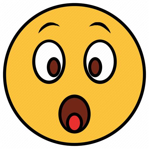 Cartoon Character Emoji Emotion Face Shock Surprise Icon Download On Iconfinder
