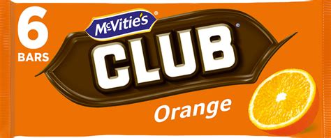 Mcvities Club Orange 22g X 6 Limey The British Shop