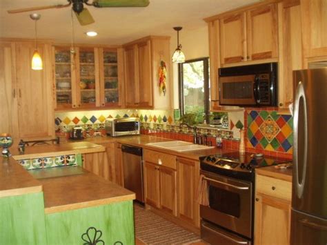Since this is a mexican kitchen style, patterns are the main focus here. mexican kitchen ideas | Kitchen Cantina - Kitchen Designs ...