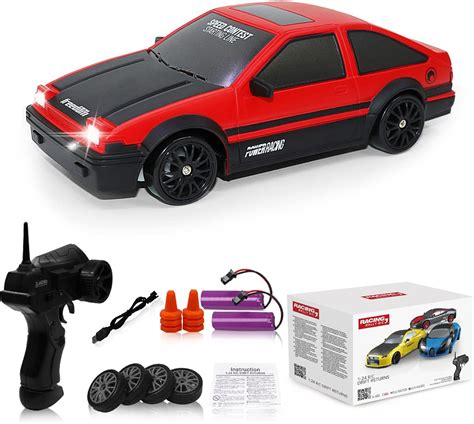 Remote Control Car Rc Drift Car 2 4ghz 1 24 Scale 4wd 15km H High Speed Model Vehicle With Led