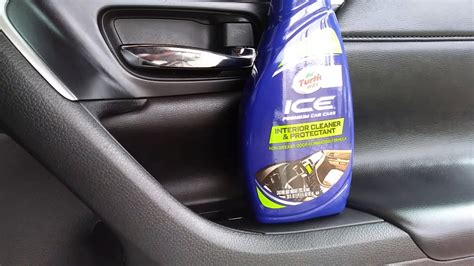 Turtle Wax Ice Interior Cleaner Protectant Test Review On Black