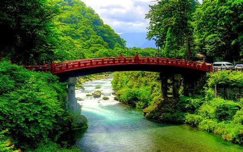 River Bridge Nikko Japan River Bridges Nature Hd Wallpaper Peakpx