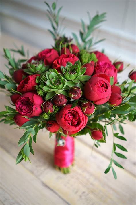 Apr 10, 2018 · this cupped flower somewhat resembles a rose or ranunculus that's missing a few petals. Stunning Wedding Bouquet Featuring: Red Piano English ...