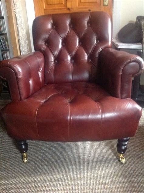 Is a great spin on the modern swivel accent chair. Laura Ashley Alberton Heritage Leather Armchair | in ...