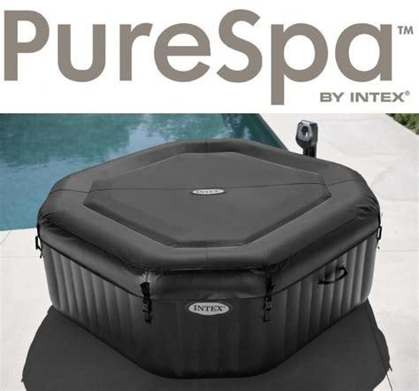Intex Purespa Jet And Bubble Deluxe 6 Person Octagonal Inflatable Portable Hot Tub For Sale From