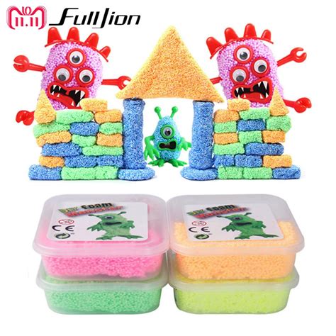 Fulljion Slime Toys Polymer Clay Modeling Slime Fluffy Box Lizun Putty Mud Putty Toys Stress