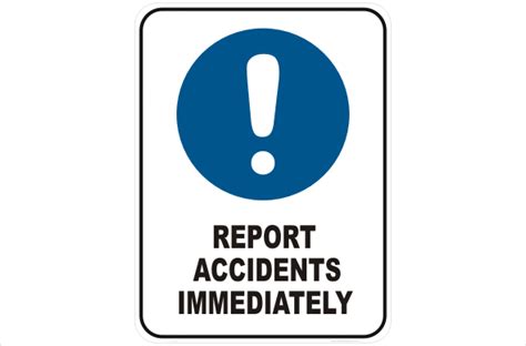 Incident Reporting Signs