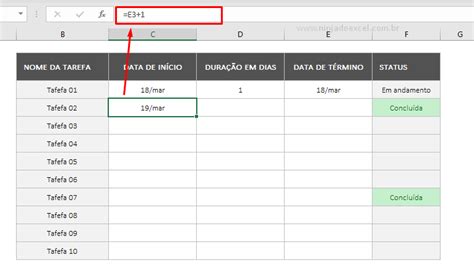Como Criar Um Cronograma No Excel Passo A Passo Ninja Do Excel