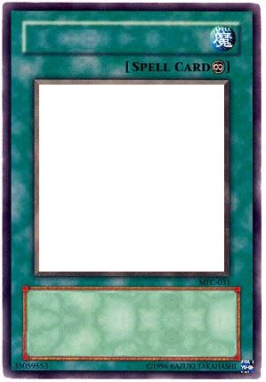 Cards can be fused in the hand without the card polymerization ; Continuous Spell Card Template by The-Destined-Duel on DeviantArt