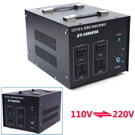 Voltage Converter Transformer Heavy Duty Step Updown 220v To 110v 5000w 10000w 9200 Picclick