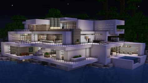 Minecraft Ultra Modern Villa Youtube