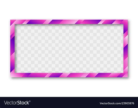 Colored Trendy Gradient Frame Royalty Free Vector Image
