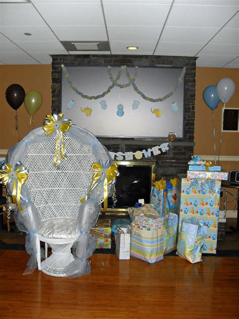 A backdrop is the backbone of your baby shower decor. Peanut and Elephant Baby Shower - Project Nursery