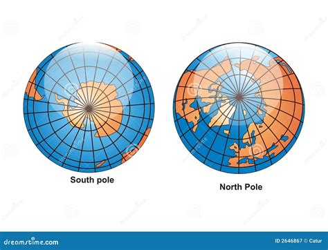 North And South Pole Map World Map