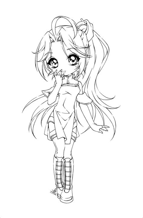 Impressionnant Coloriage Chibi Stock Coloriage