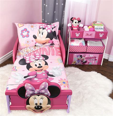 This bed set includes the best of brooklittles: Minnie Mouse Microfiber Sheet Set Toddler 3 Pcs Bedding ...