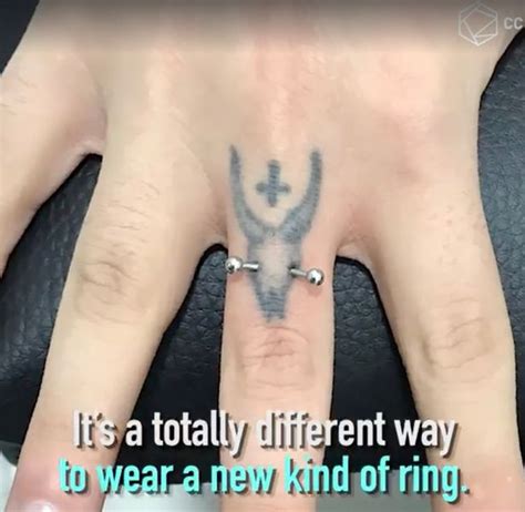 People Are Getting Their Fingers Pierced Instead Of Wearing A Wedding