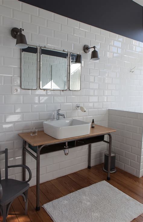 Make the most of your storage space and create an. 45 Trendy And Chic Industrial Bathroom Vanity Ideas - DigsDigs