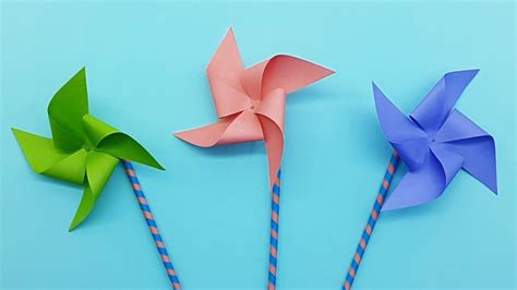 How To Make A Paper Windmill Pinwheel That Spins Best Origami