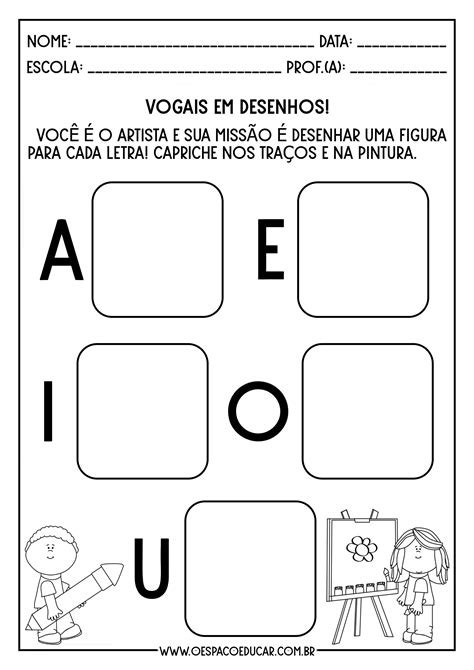 Atividades Imprimir Vogais Imprimir Educacao Infantil S Escola Hot