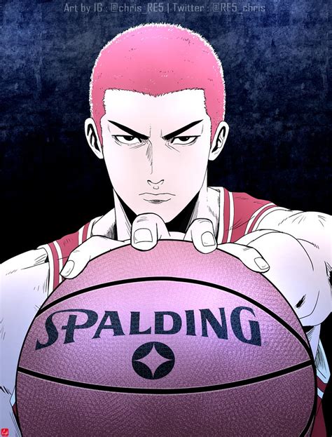 Sakuragi Hanamichi Slam Dunk And More Drawn By Chris Re Danbooru