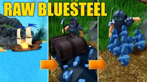 Where To Find Bluesteel In The Survival Game Roblox Youtube