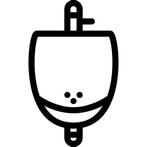 Urinal Coloring Lineal Icon
