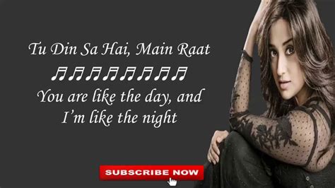 Moh Moh Ke Dhaage Female Version Monali Thakur Lyrics With English Translation Youtube