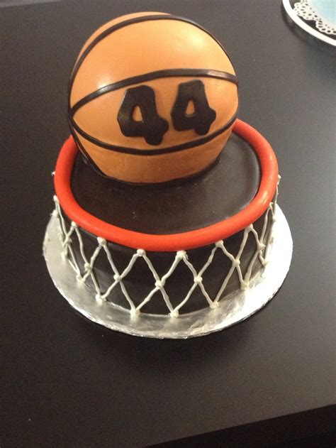 Fondant Basketball Cake Basketball Cake Fondant Cakes Crazy Cakes