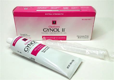 Gynol Ii Vaginal Contraceptive Gel Applications Ounces