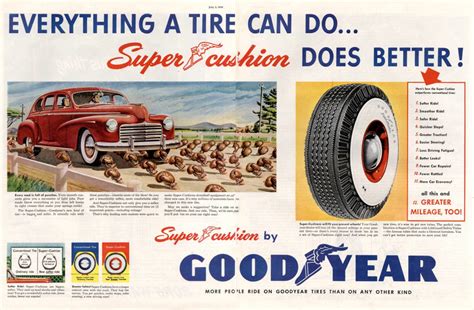 1949 Goodyear Tire Ad Vintage Advertisements Vintage Ads Old Ads