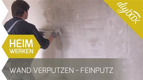 Armierungsgewebe armierung innen wand verputzen innenputz anbringen einfach anfänger wall plaster. Wand verputzen - Feinputz auftragen - YouTube