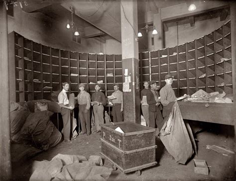 Sorting 1913 High Resolution Photo Post Office Shorpy Historical