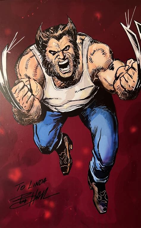 Wolverine By Bob Hall In Linda Craigs Commissions Sketches And
