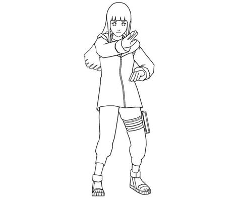 Printable Hyuga Hinata Coloring Pages Anime Coloring Pages