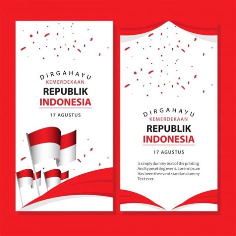 This jigsaw puzzle activity will make a perfect introduction to young students about indonesian independence day, or also known as hari kemerdekaan or hari merdeka.you will get:5 pages of indonesian independence day jigsaw. Dirgahayu Kemerdekaan Republik Indonesia Poster Vector ...
